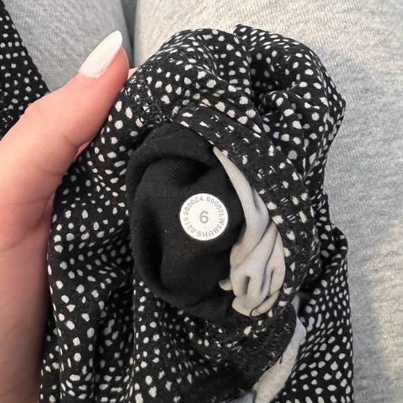 Lululemon Black with White dots Align Leggings - Picture 2 of 3